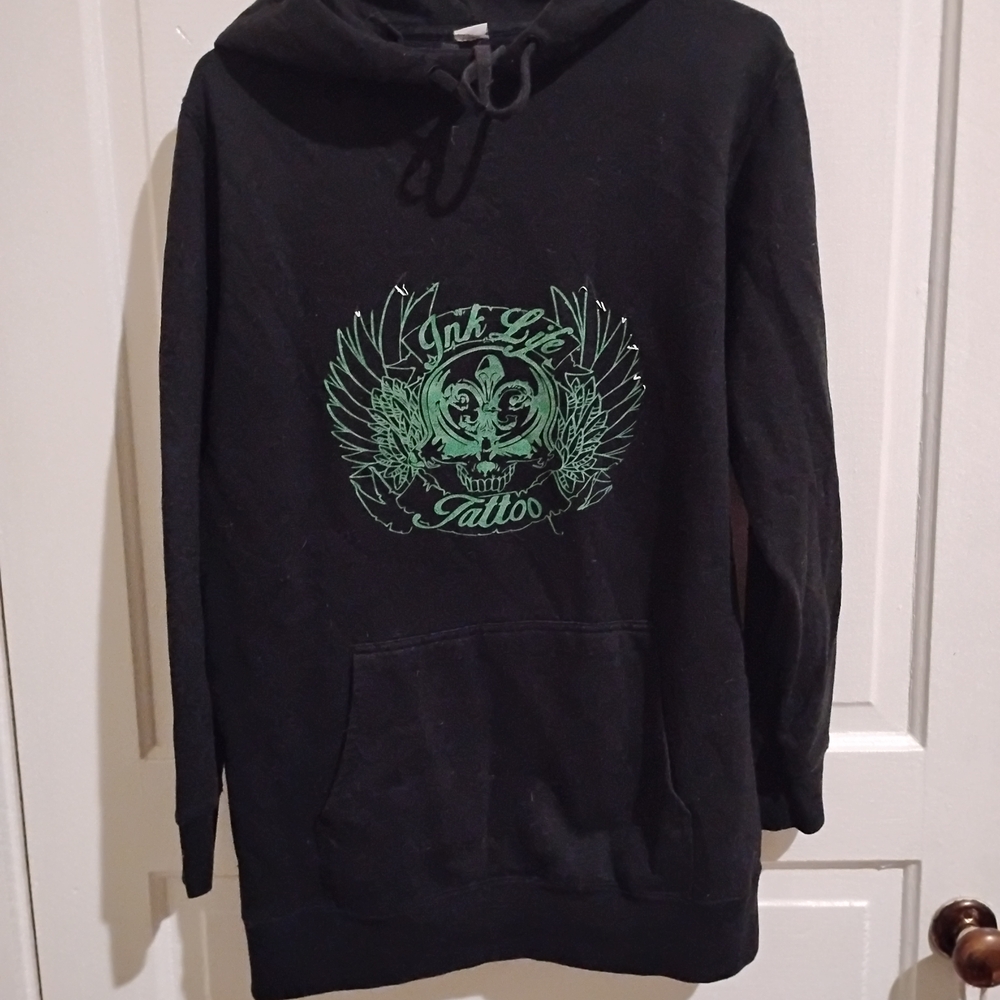 Ink Life Tattoo Black Hoodie